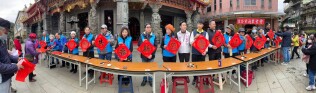 「和平國小開新運，媽祖神宮迓好春」(20250117):20250116天后宮海東書會揮毫15