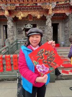 「和平國小開新運，媽祖神宮迓好春」(20250117):20250116天后宮海東書會揮毫8